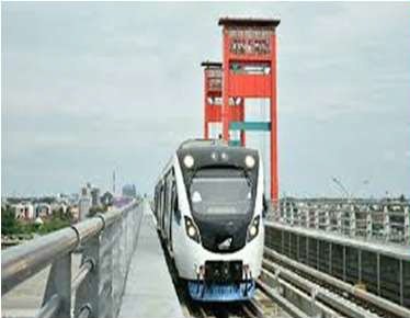 LRT Palembang Guard Rail